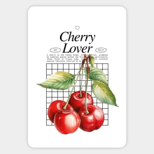 Cherry Lover - Fruitarian Life Magnet